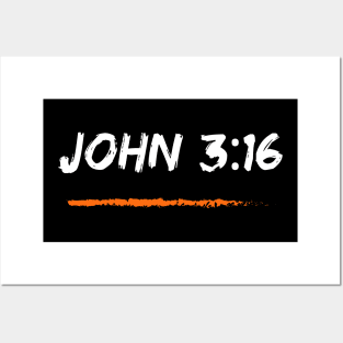 John 3:16 Bible Posters and Art
